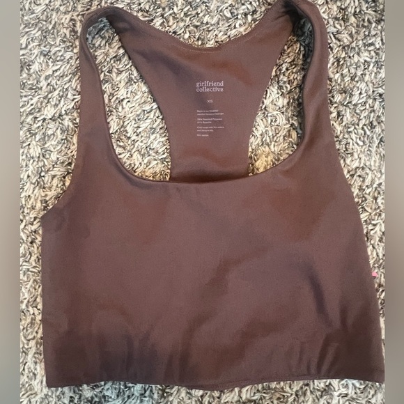 Brown Girlfriend Collective Bra - Picture 1 of 2